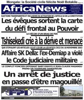 Cover Africa News RDC - 2262 
