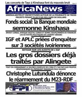 Cover Africa News RDC - 2246 