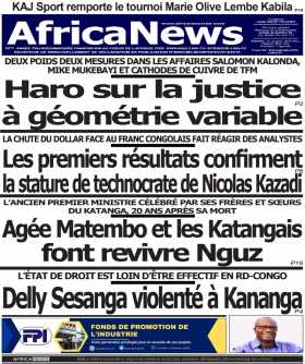 Cover Africa News RDC - 2276 