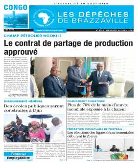 Cover Les Dépêches de Brazzaville - 4740 