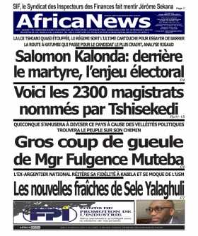 Cover Africa News RDC - 2256 