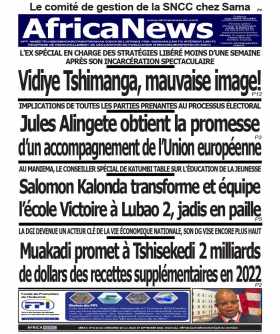 Cover Africa News RDC - 2154 